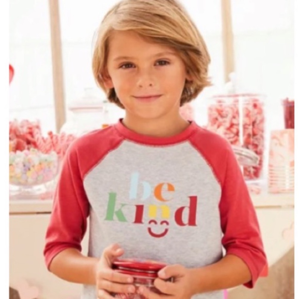 BOYS/GIRLS MATILDA JANE Brilliant Daydream Be Kind Ragland Tee SIZE 8 - Picture 3 of 6